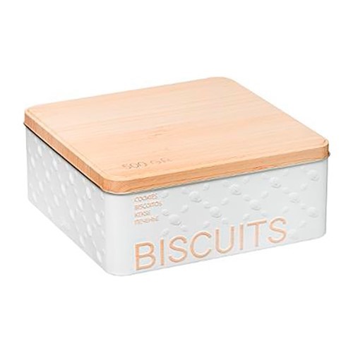 CAJA GALLETAS 5FIVE SCANDI NATURE METAL 500GR
